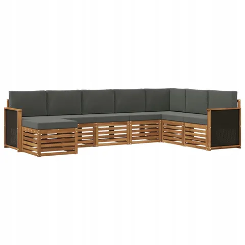 vidaXL Ensemble de canapés d'extérieur 8 pc 8 place – 694423 – image 1