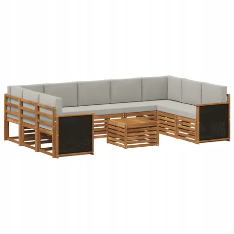 vidaXL Ensemble de canapés d'extérieur 10 pc 9 place – 695918 – image 1