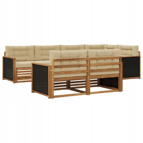 vidaXL Ensemble de canapés d'extérieur 7 pc – 708533 – image 1