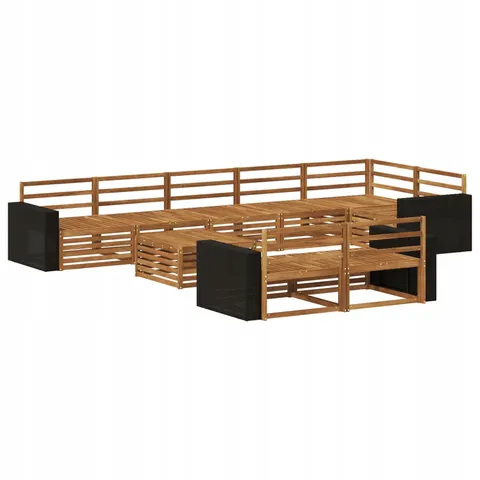 vidaXL Ensemble de canapés d'extérieur 9 pc – 709295 – image 1