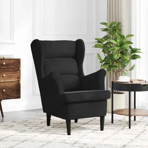 vidaXL fauteuil Noir Velours – 755025 – image 1