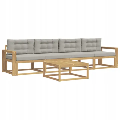 vidaXL Ensemble de canapés d'extérieur 4 pc 4 place – 765383 – image 1