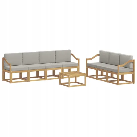 vidaXL Ensemble de canapés d'extérieur 8 pc 7 place – 778734 – image 1