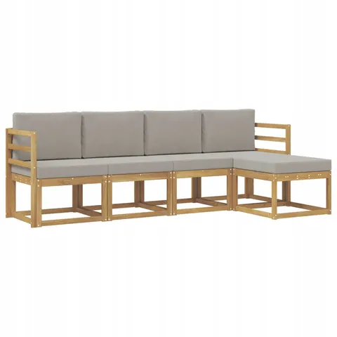 vidaXL Ensemble de canapés d'extérieur 5 pc 5 place – 779830 – image 1