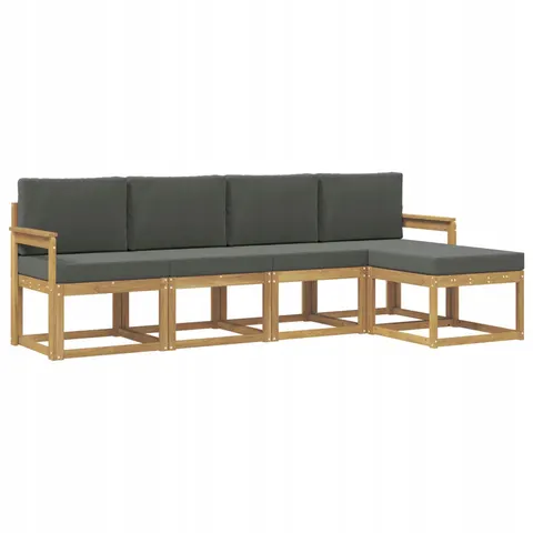 vidaXL Ensemble de canapés d'extérieur 5 pc 5 place – 779892 – image 1