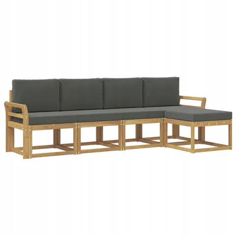vidaXL Ensemble de canapés d'extérieur 5 pc 5 place – 779991 – image 1
