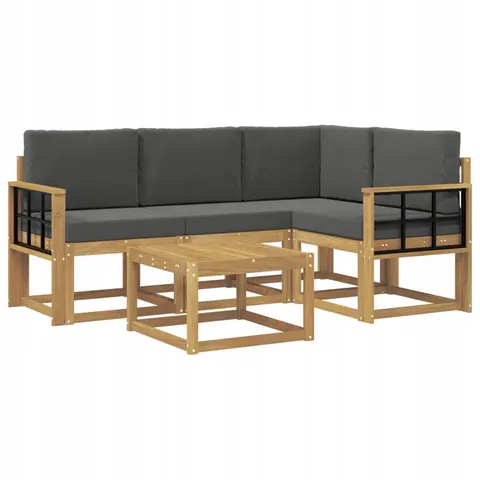 vidaXL Ensemble de canapés d'extérieur 5 pc 4 place – 781147 – image 1
