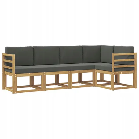 vidaXL Ensemble de canapés d'extérieur 5 pc 5 place – 781246 – image 1