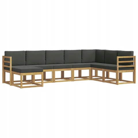 vidaXL Ensemble de canapés d'extérieur 8 pc 8 place – 785442 – image 1