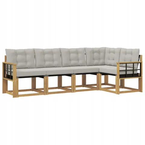 vidaXL Ensemble de canapés d'extérieur 5 pc 5 place – 815996 – image 1