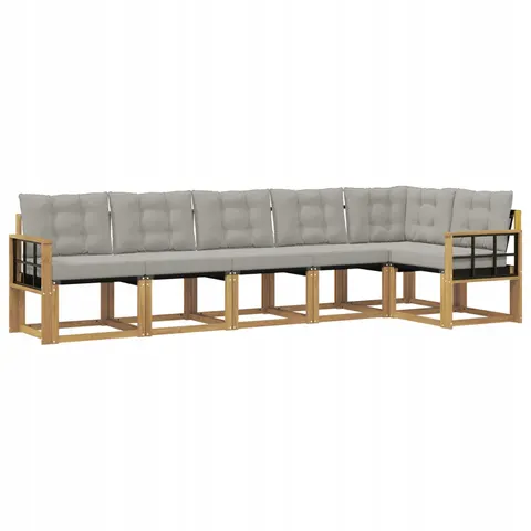 vidaXL Ensemble de canapés d'extérieur 6 pc 6 place – 816474 – image 1