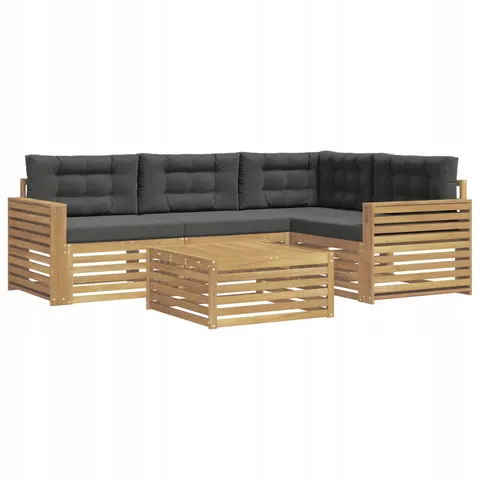 vidaXL Ensemble de canapés d'extérieur 5 pc 4 place – 828002 – image 1