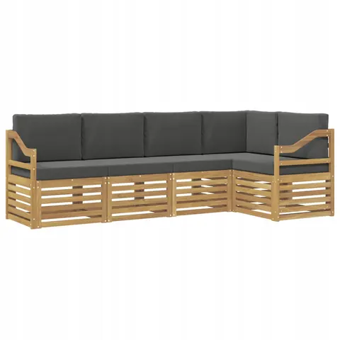 vidaXL Ensemble de canapés d'extérieur 5 pc 5 place – 842008 – image 1