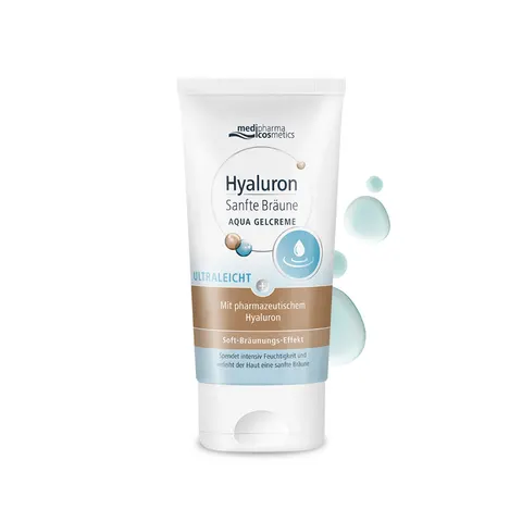 Medipharma Cosmetics Hyaluron Sanfte Bräune Aqua Gelcreme – Bild 1