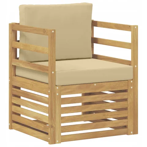 vidaXL Ensemble de canapés d'extérieur Polyester Blanc – 651086 – image 1