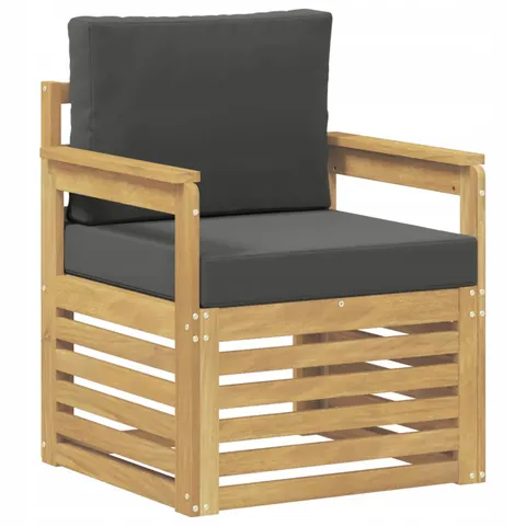vidaXL 2 Pièce Ensemble de canapés d'extérieur Polyester – 651123 – image 1