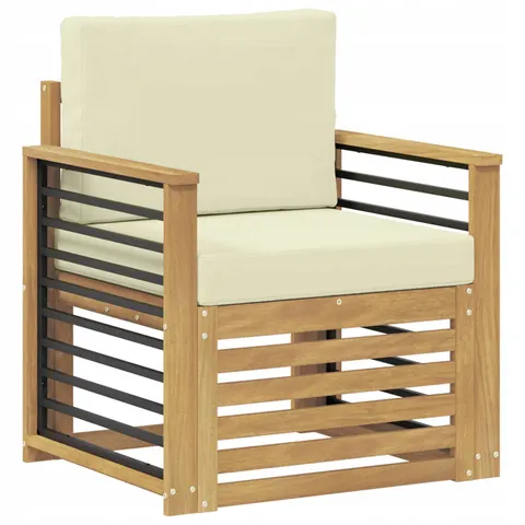 vidaXL Ensemble de canapés d'extérieur Polyester Blanc – 651352 – image 1