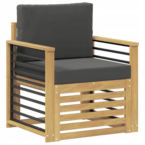 vidaXL Ensemble de canapés d'extérieur Polyester Blanc – 651376 – image 1
