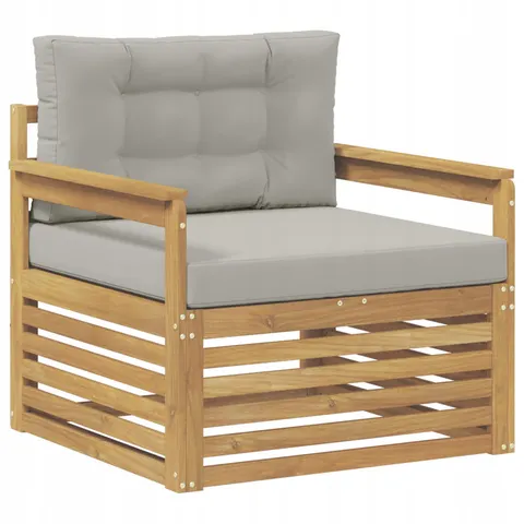 vidaXL Canapé d’extérieur Polyester Blanc – 651512 – image 1