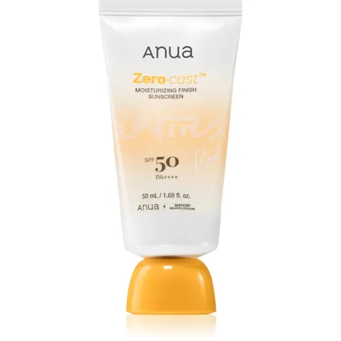 Anua Zero-Cast Moisturizing Finish Sunscreen SPF50 PA++++ 50 ml – afbeelding 1