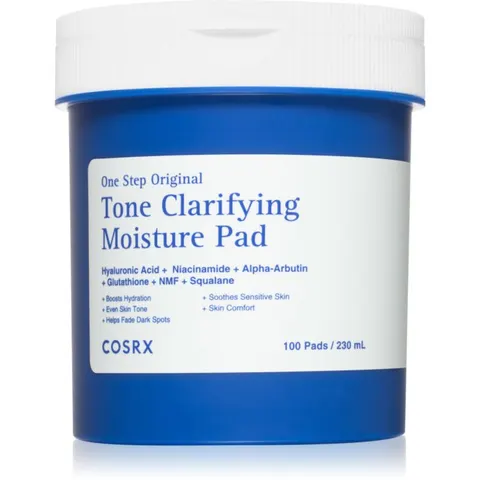 CosRX One Step Original Tone Clarifying Moisture Face Pad 100 un. – immagine 1