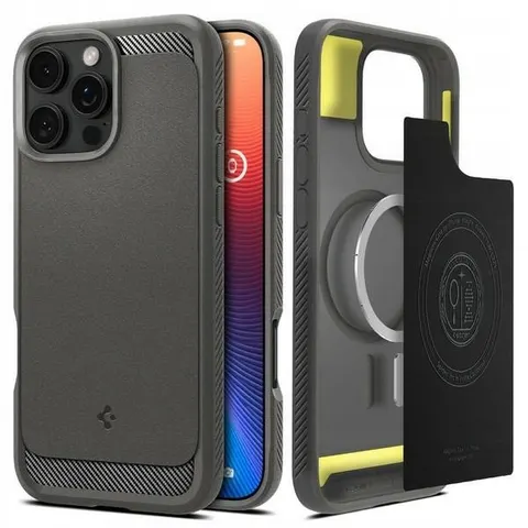 Spigen Rugged Armor iPhone 16 Pro Max 6.9" szary/grey ACS07987 – zdjęcie 1