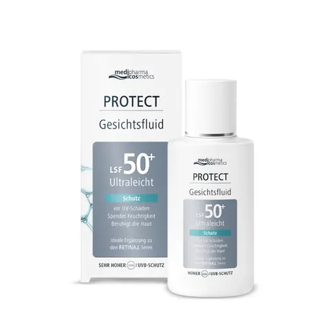 Medipharma Cosmetics Protect Gesichtsfluid LSF 50+ – Bild 1