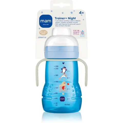 MAM Trainer Night gourde Blue 4m+ 220 ml – image 1