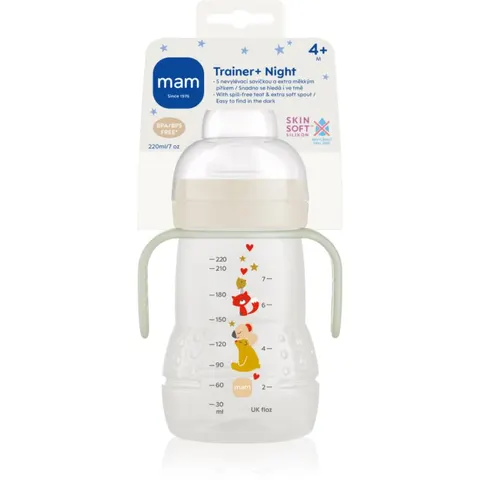 MAM Trainer Night gourde White 4m+ 220 ml – image 1