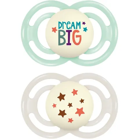 MAM Perfect Night 16+ months dummy Mint/ Grey 2 pc – image 1