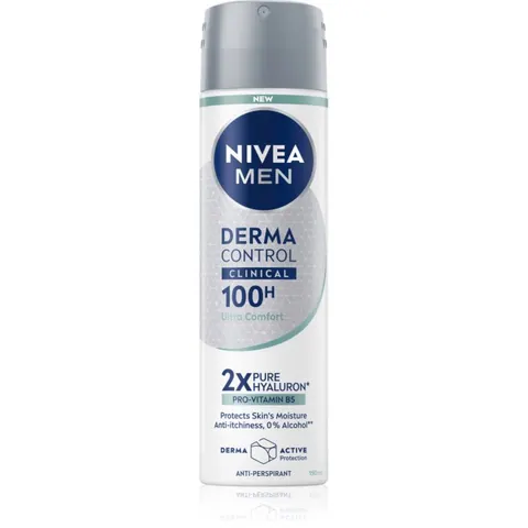 NIVEA MEN Derma Dry Control Antitranspirant-Spray 150 ml – Bild 1