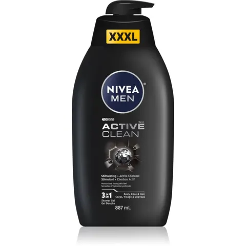 NIVEA MEN Active Clean shower gel M 887 ml – image 1