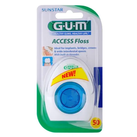 G.U.M Access Floss Dental Floss on Braces and Implants 50 pc – image 1