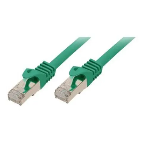shiverpeaks Patchkabel, Kat. 6A, S/FTP, 5,0 m, grün – Bild 1