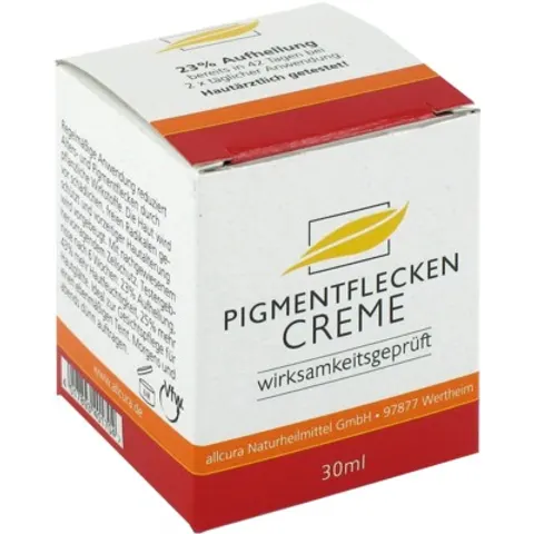 Pigmentflecken Creme – Bild 1