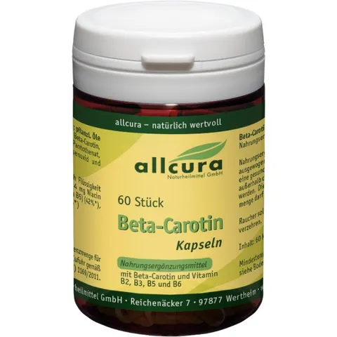 Beta Carotin Kapseln – Bild 1