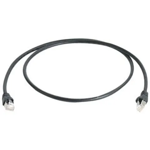Telegärtner CAT6A Patchkabel 20m, SW Schwarz – Bild 1