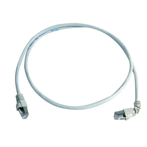 Telegärtner Patchkabel, Kat.6A (tief), S/FTP, 2,0 m, grau – Bild 1