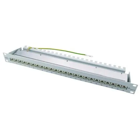 Telegärtner PatchPanel MPP24-HS Cat.6A RAL 7035 100007016) – Bild 1
