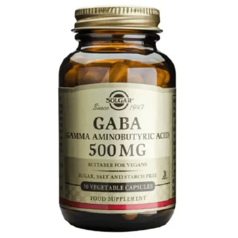 Solgar Gaba 500 mg Vegetable Capsules – image 1