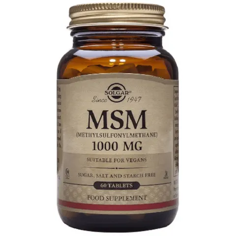 Solgar MSM 1000 mg - Flacon 60 comprimés – image 1
