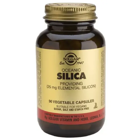 Solgar Sílice Oceánico 25mg 50 comprimidos – imagen 1