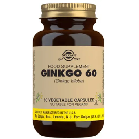 Solgar Ginkgo 60 Kapseln – Bild 1