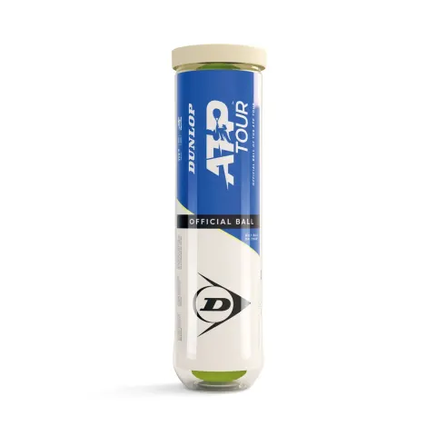 Bote De 4 Bolas Dunlop Atp Tour – imagen 1