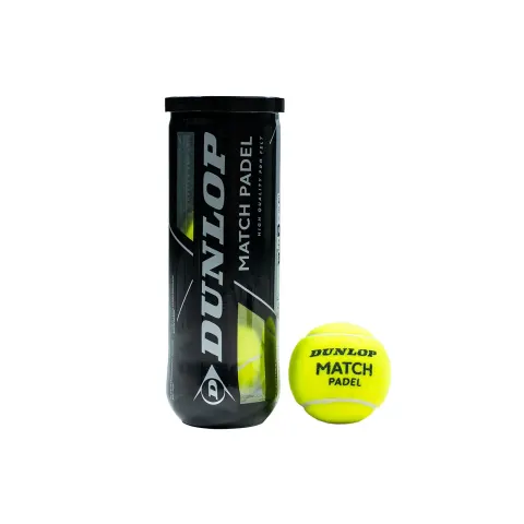 Dunlop Match Padel Balls (3 st.) – afbeelding 1