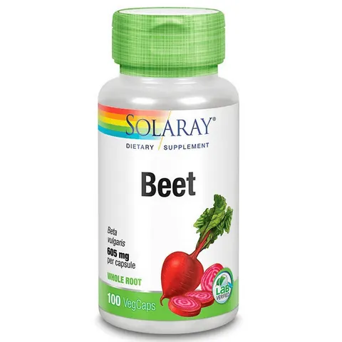 Solaray Remolacha 100 Cápsulas Vegetales – imagen 1
