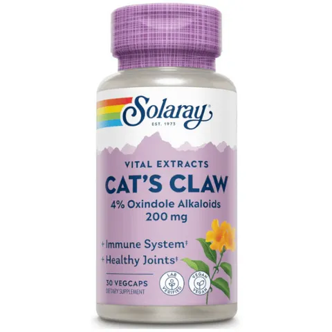 Solaray Uña De Gato 30 Cápsulas – imagen 1