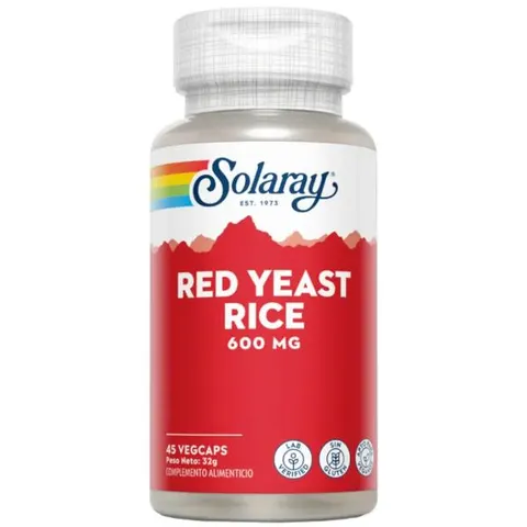SOLARAY Red Yeast Rice 45caps – imagen 1