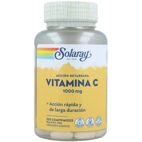 Solaray VITAMINA C 1000mg 100 Tabs – imagen 1