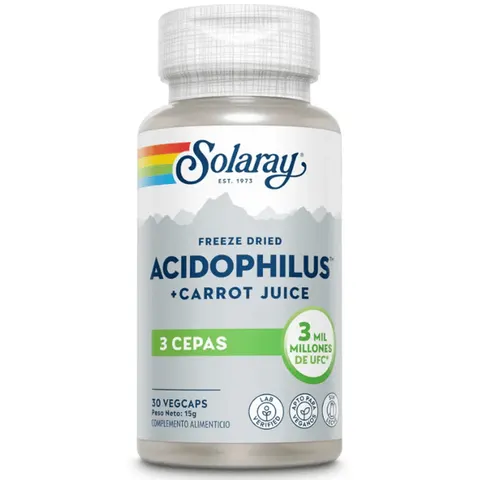 Solaray ACIDOPHILUS 3 30 Cápsulas vegetales – imagen 1